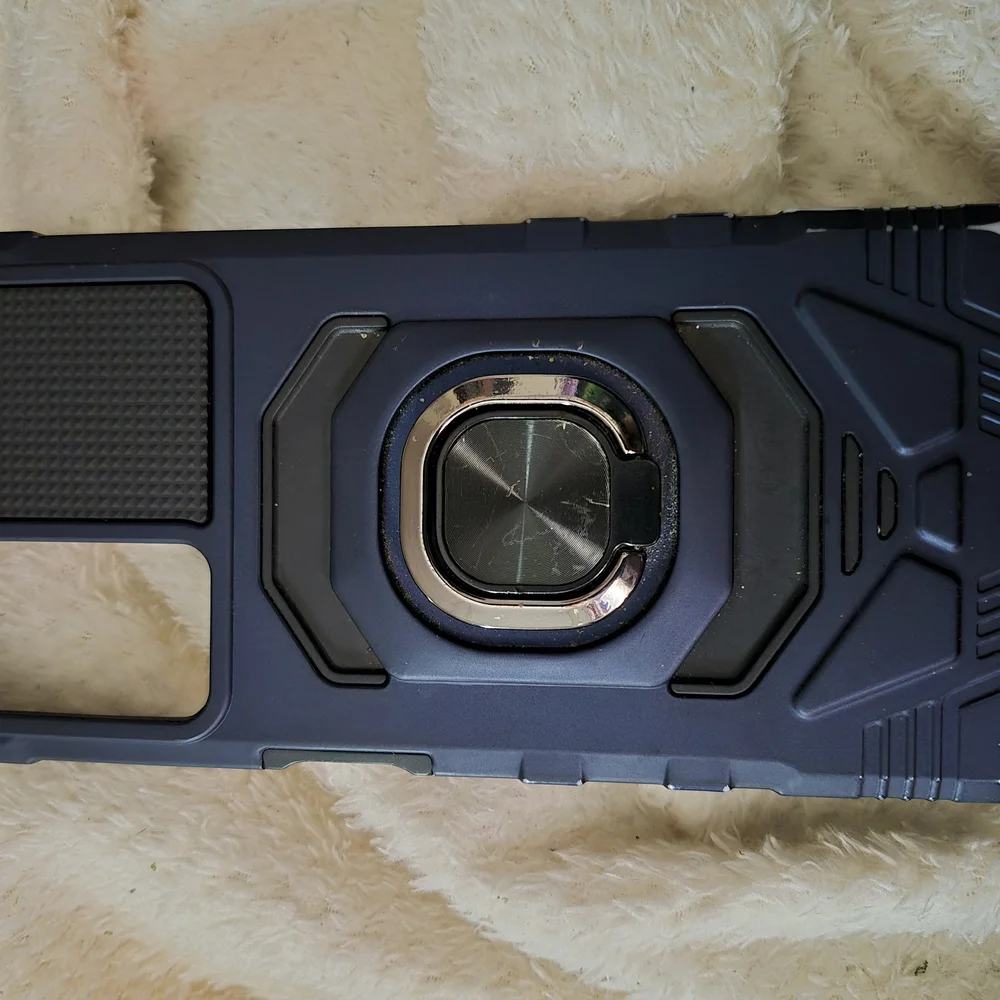 Navy Blue Cricket Outlast Phone Case with Ring Holder - Picture 1 of 2